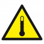 Panneau Danger Haute Température – Prévention Brûlures – Norme ISO