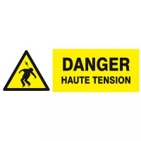 Panneau Danger Haute Tension – Signalisation Électrique – Rigide ou Vinyle Durable Panneau Danger Haute Tension – Signalisation Électrique – Rigide ou Vinyle Durable
