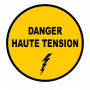 Panneau Danger Haute Tension – Signalisation Électrique Sécurisée – Plastique Rigide Résistant