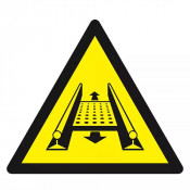 Panneau Danger Installation Mobile – Sécurité Site – Norme ISO