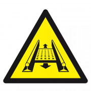 Panneau Danger Installation Mobile – Sécurité Site – Norme ISO