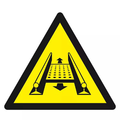 Panneau Danger Installation Mobile – Sécurité Site – Norme ISO