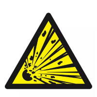 Panneau Danger Matières Explosives – Prévention Risques ATEX – Normes ISO Panneau Danger Matières Explosives – Prévention Risques ATEX – Normes ISO