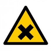 Panneau Danger Matières Nocives et Irritantes – Signalisation Sécurité Chimique – Conforme Normes IS