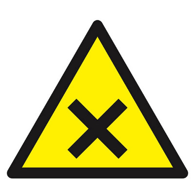 Panneau Danger Matières Nocives – Sécurité Renforcée – Norme ISO