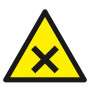 Panneau Danger Matières Nocives – Sécurité Renforcée – Norme ISO