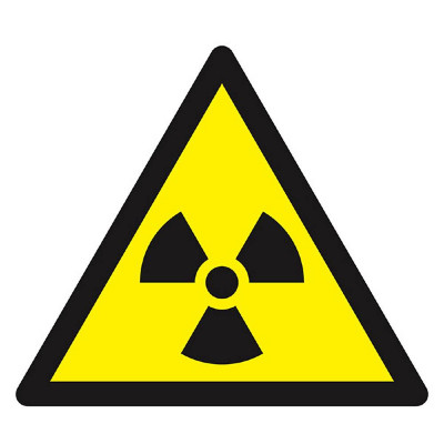 Panneau Danger Matières Radioactives – Sécurité Radiologique – Norme ISO