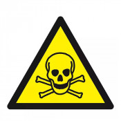 Panneau Danger Matières Toxiques – Protection Chimique – Normes ISO
