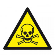 Panneau Danger Matières Toxiques – Protection Chimique – Normes ISO