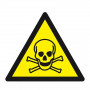 Panneau Danger Matières Toxiques – Protection Chimique – Normes ISO