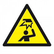 Panneau Danger Obstacle en Hauteur – Prévention Chocs – Normes ISO