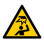 Panneau Danger Obstacle en Hauteur – Prévention des Accidents – Conforme Normes ISO et AFNOR