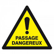 Panneau Danger Passage – Sécurisation Zones Traversantes – Haute Résistance