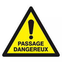Panneau Danger Passage – Sécurisation Zones Traversantes – Haute Résistance Panneau Danger Passage – Sécurisation Zones Traversantes – Haute Résistance