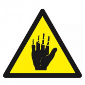 Panneau Danger Produit Corrosif Mains – Risques Chimiques – Haute Résistance