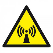 Panneau Danger Radiations Non Ionisantes – Protection Ondes – Normes ISO