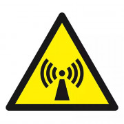 Panneau Danger Radiations Non Ionisantes – Protection Ondes – Normes ISO