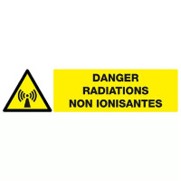 Panneau Danger Radiations Non Ionisantes – Signalisation Sécurité – Rigide ou Vinyle Durable Panneau Danger Radiations Non Ionisantes – Signalisation Sécurité – Rigide ou Vinyle Durable