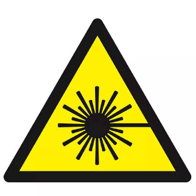 Panneau Danger Rayonnement Laser – Protection Optique – Normes ISO