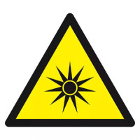 Panneau Danger Rayonnement Optique – Protection Laser – Normes ISO Panneau Danger Rayonnement Optique – Protection Laser – Normes ISO