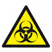 Panneau Danger Risque Biologique – Protection Sanitaire – Normes ISO