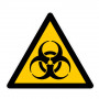 Panneau Danger Risque Biologique – Signalisation de Sécurité Sanitaire – Conforme Normes ISO et NF