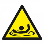 Panneau Danger Risque de Noyade – Sécurisation des Zones d’Eau – Haute Visibilité