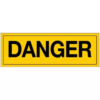 Panneau Danger – Signalisation de Sécurité Industrielle – Plastique Rigide Durable