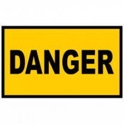 Panneau Danger – Signalisation de Sécurité Industrielle – Plastique Rigide ou Vinyle Durable