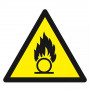 Panneau Danger Substances Comburantes – Prévention Incendie – Normes ISO