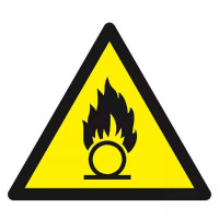 Panneau Danger Substances Comburantes – Prévention Incendie – Normes ISO Panneau Danger Substances Comburantes – Prévention Incendie – Normes ISO