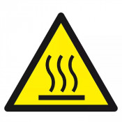 Panneau Danger Surface Chaude – Prévention des Brûlures – Normes ISO