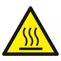 Panneau Danger Surface Chaude – Prévention des Brûlures – Normes ISO Panneau Danger Surface Chaude – Prévention des Brûlures – Normes ISO