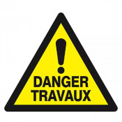 Panneau Danger Travaux – Sécurisation des Chantiers – Haute Résistance