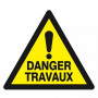 Panneau Danger Travaux – Sécurisation des Chantiers – Haute Résistance