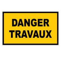 Panneau Danger Travaux – Signalisation Sécurité Chantier – Plastique Rigide Durable Panneau Danger Travaux – Signalisation Sécurité Chantier – Plastique Rigide Durable