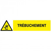 Panneau Danger Trébuchement – Sécurité Circulation – Haute Visibilité