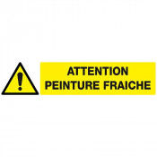 Panneau de Signalisation Attention Peinture Fraîche – Sécurité au Travail – Conforme ISO 7010