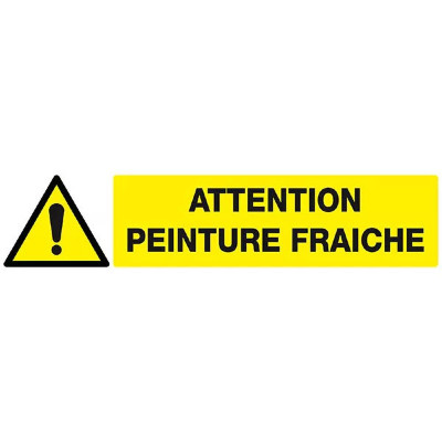 Panneau de Signalisation Attention Peinture Fraîche – Sécurité au Travail – Conforme ISO 7010