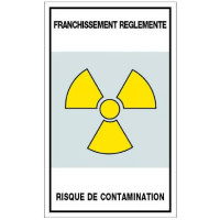 Panneau Franchissement Règlementé Risque de Contamination – Signalisation Sécurité – Plastique Rigid Panneau Franchissement Règlementé Risque de Contamination – Signalisation Sécurité – Plastique Rigid