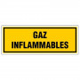Panneau Gaz Inflammables – Signalisation Sécurité – Rigide & Anti-UV Durable