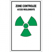 Panneau zone controlée accès réglementé