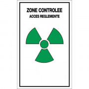 Panneau zone controlée accès réglementé