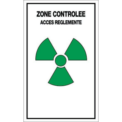Panneau zone controlée accès réglementé