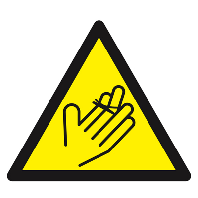 Signaux de danger  "Danger, attention a vos mains"