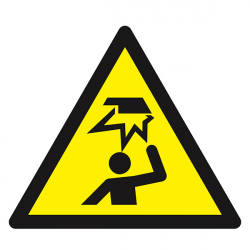 Signaux de danger  "Danger, obstacle en hauteur"