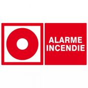 Alarme Incendie – Signalétique Sécurité Feu – Conforme ISO 7010 et Durable