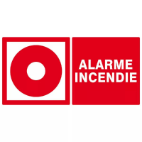 Alarme Incendie – Signalétique Sécurité Feu – Conforme ISO 7010 et Durable