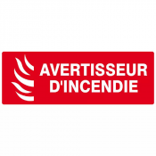 Avertisseur d’Incendie – Signalétique Sécurité Feu – Conforme ISO 7010 et Durable
