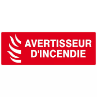 Avertisseur d’Incendie – Signalétique Sécurité Feu – Conforme ISO 7010 et Durable